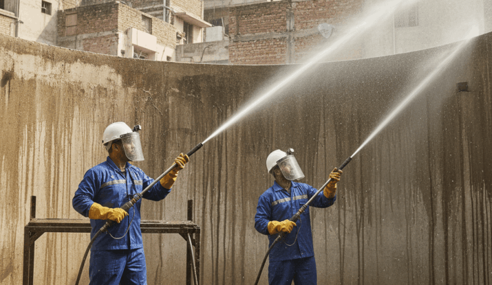 Water Tank Cleaning in Chennai for our client NIFT (National Institute of Fashion Technology) by India Tank Cleaners, delivering professional and hygienic service