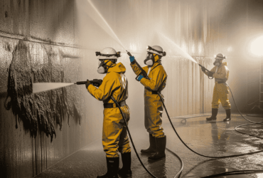 Professional water tank cleaning in Vadapalani, Chennai – India Tank Cleaners team using modern equipment for safe and hygienic tank and sump cleaning services