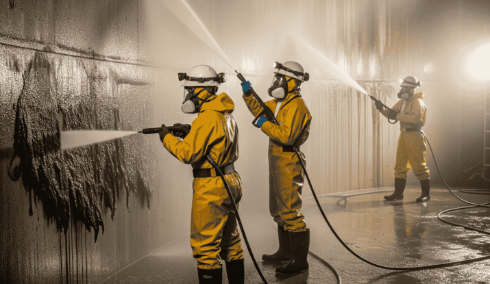 Professional water tank cleaning in Vadapalani, Chennai – India Tank Cleaners team using modern equipment for safe and hygienic tank and sump cleaning services